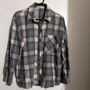 Boutique Becool blue flannel. Size. S/m